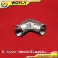 pipe forging compression NPT BSP external screw male elbow fittings